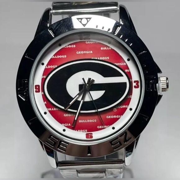 GA Bulldogs Other - Georgia Bulldogs Logo Watch Stainless Steel Band UGA Fan Gift